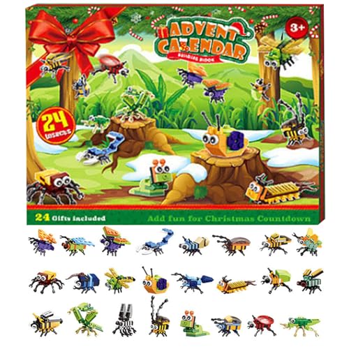Weihnachtsab Adventskalender 2023 mit Building Block Toys 24 Pack Weihnachten Countdown -Kalender für Kinder Holiday Weihnachten für Jungen und Mädchen Style 2 Weihnachtsab Adventskalender 2023 mit Building Block Toys 24 Pack Weihnachten Countdown -Kalender für Kinder Holiday Weihnachten für Jungen und Mädchen Style 2 von Tadoiooy