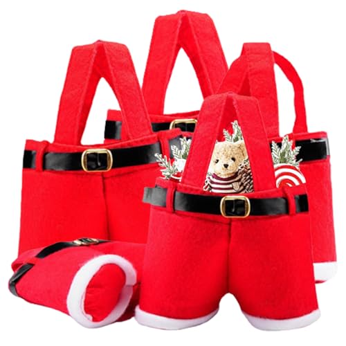 Weihnachtsschmuck, Weihnachtskörbe für Geschenke leer 5pcs große Kapazität Weihnachtskörperbeutel mit Griff Schöne Weihnachtsmann tragbare Weihnachtseimer für Hochzeitsfeiertag Neujahr Weihnachtsschmuck, Weihnachtskörbe für Geschenke leer 5pcs große Kapazität Weihnachtskörperbeutel mit Griff Schöne Weihnachtsmann tragbare Weihnachtseimer für Hochzeitsfeiertag Neujahr von Tadoiooy