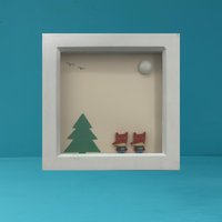 Wald Fuchs Kinderzimmer Wandbild, Gerahmtes Baby Zimmer Dekor, Shower Geschenk, Themen Bild Für Neugeborene, Handgemachtes Tier Geschenk von Tadpoletoadstools