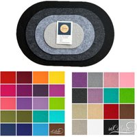 Filzuntersetzer Oval - Verschiedene Größen Filzuntersetzer Oval - Verschiedene Größen von TaeraDIY