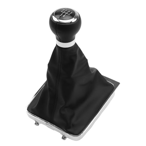 5 Gang 12mm Schaltsack Schaltmanschette Schwarz Schaltknauf kompatibel mit VW Passat Limo 3C 3C2 Variant 3C 3C5 Bj. 2005-2011 3C0711113 von Taesayl