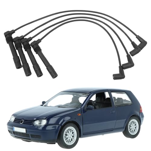 Taesayl 4 Stück Zündkabelsatz Zündkerzenstecker Zündungskabel 036905409K für VW Golf IV 1.4 16 V 1997-2005 55 KW von Taesayl