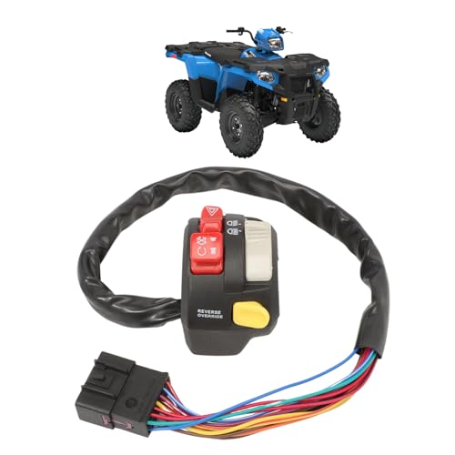 Taesayl Scheinwerferschalter am linken Lenker 4013074 für Polaris Scrambler 500 850 1000 Trail Blazer 330 Sportsman 500 550 570 850 Lenkerschalter 4012435 von Taesayl