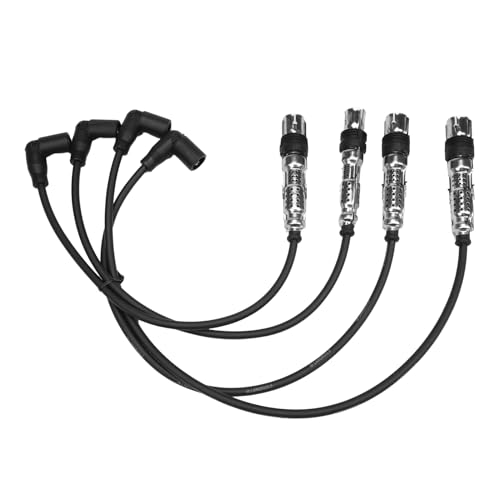 Taesayl Zündkabelsatz Zündkabel Zündungskabel Zündspule für Golf 5 Plus Golf 6 Beetle Caddy Polo A1 8X A3 8P Altea Ibiza Leon Toledo Fabia Rapid Roomster 1.2 TSI Zündleitungen Zündkabelsatz von Taesayl
