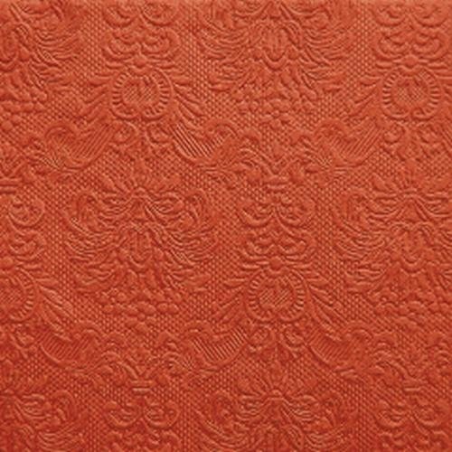 15er Pack Servietten Elegance orange 33 x 33 cm von Tafeldeko.de