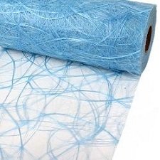 25 Meter Sizoweb® Tischband, 19 cm Breite in Hellblau von ANGEL CITIZ