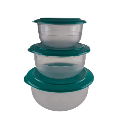 Tafelperle TUPPERWARE Tafelfeine Schüssel 3,5L + 2,1L + 1,1L petrol + Junge Welle Trinkhalmbecher rosa Tafelperle TUPPERWARE Tafelfeine Schüssel 3,5L + 2,1L + 1,1L petrol + Junge Welle Trinkhalmbecher rosa von Tafelperle