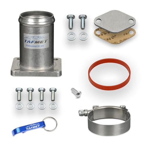 Tafmet AGR Ventil Ersatz Rohr Tuning Kit für BMW E36 E46 E34 E39 E38 X5 E53 mit 3.0 2.0 D M47 M51 M57 Motoren für Land Rover Freelander 2.0 Td4 von Tafmet