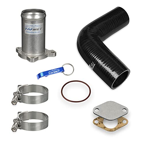 Tafmet AGR Ventil Ersatz Rohr Tuning Kit schwarz für VW Audi Seat Skoda mit 1.4 1.9 TDI Motoren von Tafmet