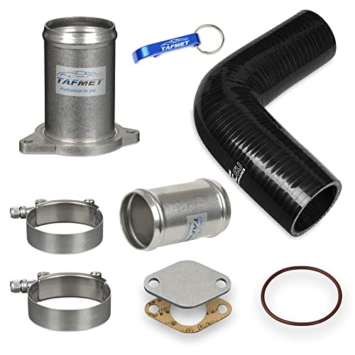 AGR Ventil Ersatzrohr Tuning Kit schwarz für VW Audi Seat Skoda mit 1.9 TDI PD 130 150 160 PS Motoren von Tafmet