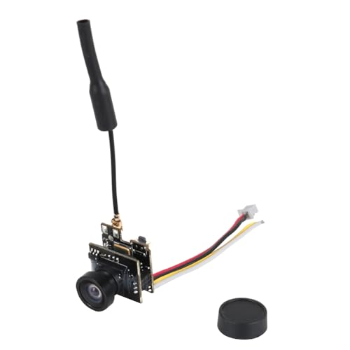 TagIo Minikamera FPV AIO 5,8 G 25 MW 40 Kanäle 800 TVL Sender LST-S2+ FPV-Kamera mit OSD-Teilen für RC-Renndrohne von TagIo
