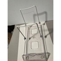 Acryl Display Ständer 2 Stufen Verstellbar 4 X 5 1/2 8 Acrylsockel Mit Vinylummantelten Drähten Cad2 von TagItBagIt