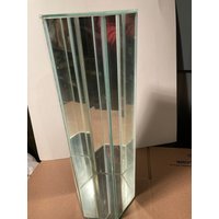 Klarglas Hexagon Gehäuse 6 X 14 Mit Spiegel Auf Boden Und Sockel Sh14 von TagItBagIt