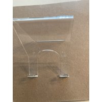 Teller Oder Bilderständer. Lucite Klar 9 1/4" X 3 1/2" 4 Psi20 von TagItBagIt