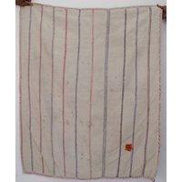 Baby Kantha Bestickte Handgemachte Patchwork Farbe Arbeit Vintage Kinder Handarbeit Überwurf Wendedecke Baumwolle Quilt von Tagayi