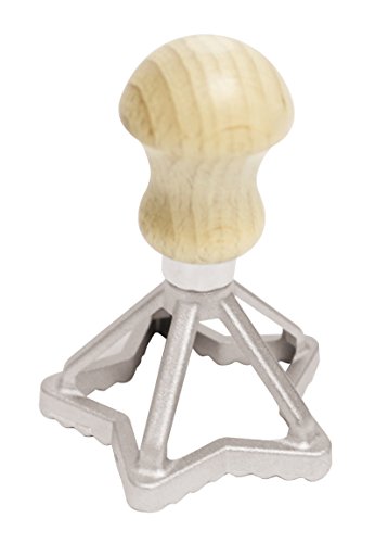 Sternförmiger Ravioli-Ausstecher, Durchmesser 70 mm E30/S von Calder