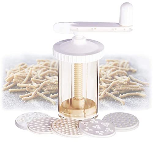 Lebensmittelechtes Werkzeug aus Kunststoff mit 5 Reihen, Torchietto für Türste, Küchen, Bigoli, frische Nudeln Lebensmittelechtes Werkzeug aus Kunststoff mit 5 Reihen, Torchietto für Türste, Küchen, Bigoli, frische Nudeln von Tagliapasta