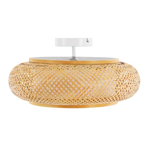 Bambus Deckenleuchte, Rattan Ceiling Light Fixture, Bamboo Woven Ceiling Light für Küchen, Flure, Wohnzimmer und Schlafzimmer Bambus Deckenleuchte, Rattan Ceiling Light Fixture, Bamboo Woven Ceiling Light für Küchen, Flure, Wohnzimmer und Schlafzimmer von Tagowao