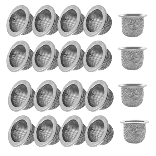 Tagtight 20 Pcs Edelstahl Cocktail Strainer, Barsieb Cocktailsieb Siebfilter Cocktail Smoker, Cocktailraucherfilter, Doppelsiebfilter, Waschbare Mesh Cocktail Strainer für Whiskey Smoker Tagtight 20 Pcs Edelstahl Cocktail Strainer, Barsieb Cocktailsieb Siebfilter Cocktail Smoker, Cocktailraucherfilter, Doppelsiebfilter, Waschbare Mesh Cocktail Strainer für Whiskey Smoker von Tagtight