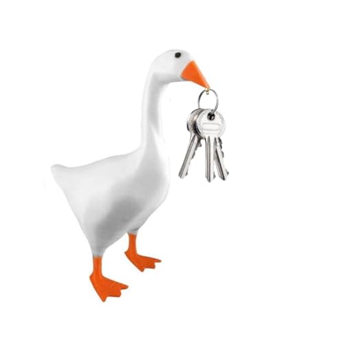 Tagtight Magnetischer Gänse-Schlüsselhalter, 3D Niedliche Tierfiguren Schlüsselhalter, Kawaii, Schlüsselbrett Organizer Autoschlüssel Organizer, Lustige Skulptur Schreibtisch Veranda Dekoration Tagtight Magnetischer Gänse-Schlüsselhalter, 3D Niedliche Tierfiguren Schlüsselhalter, Kawaii, Schlüsselbrett Organizer Autoschlüssel Organizer, Lustige Skulptur Schreibtisch Veranda Dekoration von Tagtight