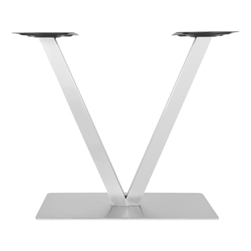 Tagtuell Edelstahl Tischbeine, V Form Design Tischgestell, DIY Tischbeine Tischfüße Tischkufe Tischgestell Tischkufen 70cm von Tagtuell
