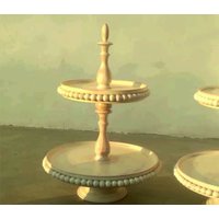 Handgefertigte Holz Etagere Rustikale Hochzeitsdeko von TahniDesigns