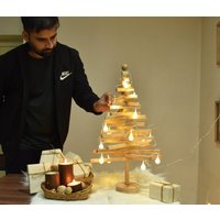 Handgefertigter Weihnachtsbaum Aus Holz Modernes Spiral-Design | 6-3 Meter Handgefertigter Weihnachtsbaum Aus Holz Modernes Spiral-Design | 6-3 Meter von TahniDesigns