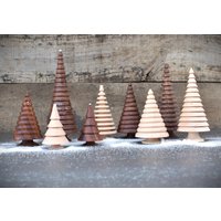 Handgefertigtes Holz Weihnachtsbaum Set Tischdekoration Handgefertigtes Holz Weihnachtsbaum Set Tischdekoration von TahniDesigns