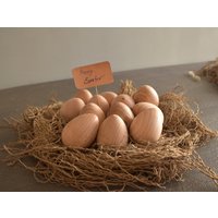 Handgemachte Holzeier - 6Er Und 12Er Sets | Ostergeschenk Handgemachte Holzeier - 6Er Und 12Er Sets | Ostergeschenk von TahniDesigns