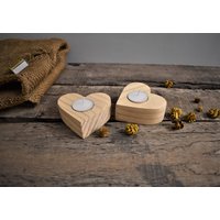 Handgemachter Teelichthalter in Herzform, 2Er Set, Holzkerzenhalter, Herzkerzenhalter, Jubiläumsgeschenke, Wohnkultur Handgemachter Teelichthalter in Herzform, 2Er Set, Holzkerzenhalter, Herzkerzenhalter, Jubiläumsgeschenke, Wohnkultur von TahniDesigns