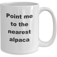 Alpaka Kaffeebecher, Lustige Geschenkidee Für Besitzer, Züchter, Bauer, Viehzüchter, Tierliebhaber von TahomaVistaFiberMill
