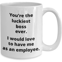 Lustige Boss Tasse Geschenk Für Vorgesetzten Arbeitgebenden Vom Mitarbeiter von TahomaVistaFiberMill