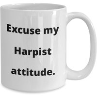 Lustiger Harfenist Becher Geschenk Für Harfenspieler von TahomaVistaFiberMill