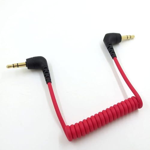 Taicols 3,5 mm Mikrofonkabel Audio Patch Kabel kompatibel mit Rode SC7/Boya-MM1 TRS auf TRRS Patch Adapter Mikrofon Kabel Stecker auf Stecker von Taicols