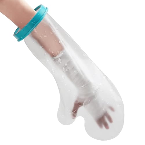 Taicols Gipsschutz wasserdicht Arm, Erwachsene Verbandschutz Arm Duschschutz, Wiederverwendbar Arm Gips Duschhülle, Handgelenk, Fingerwunde schutz Duschhülle, Armprotektor Abdeckung Passt Unisex von Taicols