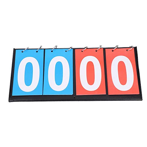 Taidda Anzeigetafel, Portable Flip Score Counter 2/3/4 Digit Portable Flip Sport Anzeigetafel Score Counter für Tischtennis Basketball 3# von Taidda