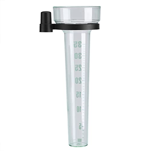 Taidda Regenmesser, Regenmessrohr robustes Kunststoff-Regenmessrohr Genaue Messung für den Garten im Freien 35 mm Kapazität zum Sammeln von Regenwasser für den Garten im Freien von Taidda