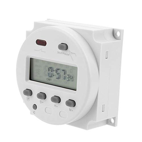 Taidda- Zeitschaltuhr, 12 V 24 V 110 V 220 V CN102A Digital-LCD-Zeitschaltuhr mit elektronischem Timer-Countdown 4# von Taidda