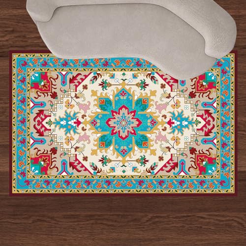 Taidianolp Teppich Wohnzimmer,Colorful,200 x 250 cm,Türkis Blau Grün Rot Gelb Beige Creme Floral Vintage,Waschbar Kurzflor Teppiche Schlafzimmer Deko Aesthetic Taidianolp Teppich Wohnzimmer,Colorful,200 x 250 cm,Türkis Blau Grün Rot Gelb Beige Creme Floral Vintage,Waschbar Kurzflor Teppiche Schlafzimmer Deko Aesthetic von Taidianolp