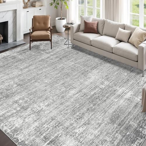 Taidianolp Teppich Zimmer Deko,Neutrale Farben, abstrakte Muster, modernes Dekor, Grau, 80 x 120 cm,Kurzflor Teppiche Badezimmer Küchen Sessel Schlafzimmer, von Taidianolp