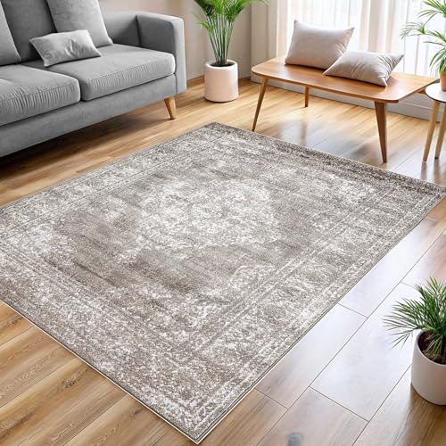 Teppich Zimmer Deko,Neutrale Used-Look, Vintage, traditionell, Shabby Chic, Braun, 120 x 200 cm,Teppiche für Hartholzböden Nachttisch Wohnzimmer Sofas Couches Teppich Zimmer Deko,Neutrale Used-Look, Vintage, traditionell, Shabby Chic, Braun, 120 x 200 cm,Teppiche für Hartholzböden Nachttisch Wohnzimmer Sofas Couches von Taidianolp