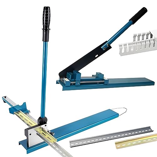 PVC Cable Duct Cutter,Professional 45° 90° Adjustable Plastic Wiring Duct Cutter, Double Groove Rail Cutter, for PE Plastic Pipes & Hoses,Adjustable Cutting Machine Electrician Special Cutting Device von Taifuan