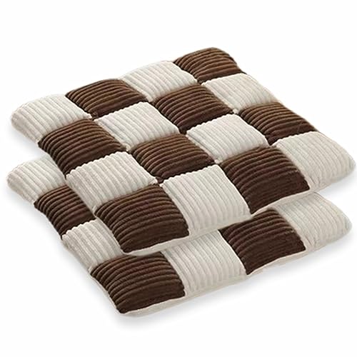Sitzkissen Dekoratives Kissen Garten Stuhl Kissen(42x42cm) Bequeme Stuhlauflage - Steppkissen Weich Und Robust Bunt FüR Haus & Garten Dicke Polsterung. von Taifuan