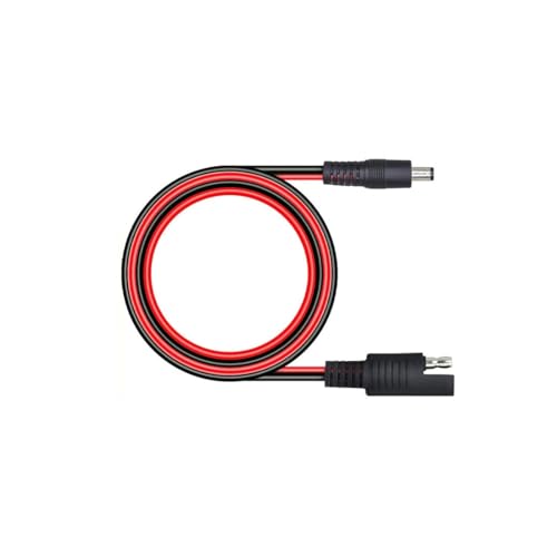 Taikuwu SAE zu DC5.5/2.1mm Stecker Adapterkabel 14AWG 60cm | 20A Hochstrom Solarstecker | Kompatibel mit Autobatterie, Motorrad, Solarpanel, Powerstation von Taikuwu