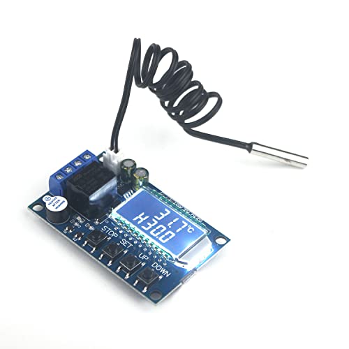 Taikuwu Digitaler Thermostat-Controller DC 6-30V / 5V USB -50°C bis 110°C mit wasserdichter Sonde – Präzise Temperaturregelung für Geräte & Automobile Taikuwu Digitaler Thermostat-Controller DC 6-30V / 5V USB -50°C bis 110°C mit wasserdichter Sonde – Präzise Temperaturregelung für Geräte & Automobile von Taikuwu
