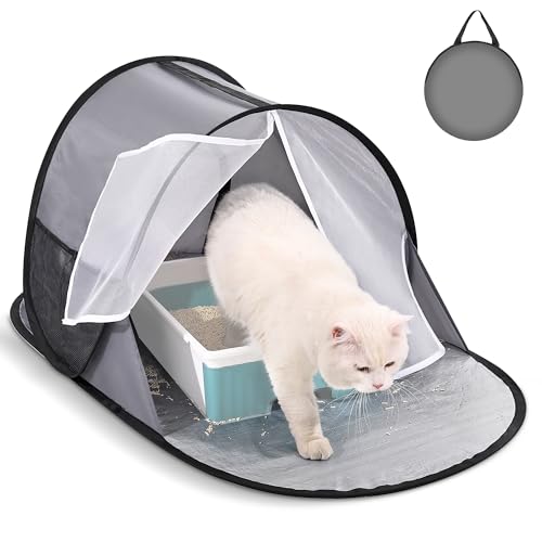 TailTastic Faltbares Katzenklo – keine Montage erforderlich, All-in-One-Sichtschutz für große Katzentoiletten, auslaufsicheres Design, leicht zu reinigen und zusammenklappbare Aufbewahrung (116,8 x TailTastic Faltbares Katzenklo – keine Montage erforderlich, All-in-One-Sichtschutz für große Katzentoiletten, auslaufsicheres Design, leicht zu reinigen und zusammenklappbare Aufbewahrung (116,8 x von TailTastic