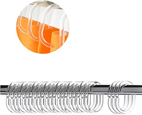 Tailixing Duschvorhangringe Duschvorhang Vorhang ösen Haken Haken Gardinenringe,24 Stück Duschringe für Duschvorhang Aufhängeringe Vorhang Ringe für Duschvorhang C Ringe Haken Tailixing Duschvorhangringe Duschvorhang Vorhang ösen Haken Haken Gardinenringe,24 Stück Duschringe für Duschvorhang Aufhängeringe Vorhang Ringe für Duschvorhang C Ringe Haken von Tailixing