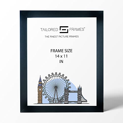 Tailored Frames - Square design Bilderrahmen - Schwarz - 14" x 11" / ca. 35,5x28 cm von Tailored Frames