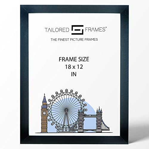 Tailored Frames - Square design Bilderrahmen - Schwarz - 18" x 12" / ca. 45,7x30,5 cm von Tailored Frames