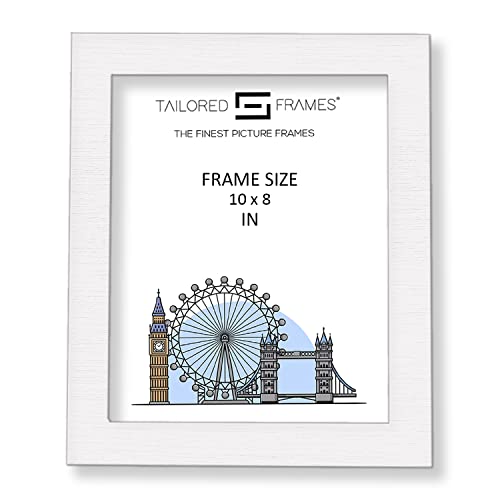 Tailored Frames - Square design Bilderrahmen - Weiß - 10" x 8" / ca. 25,4x20 cm von Tailored Frames